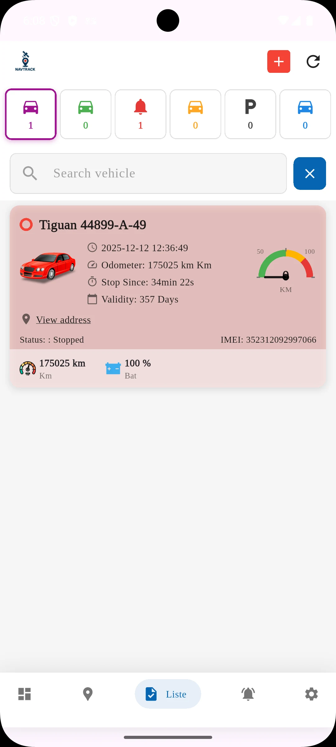 NavTrack screenshot
